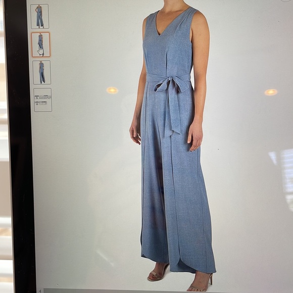 Julia Jordan Light Blue Size 4 Jumpsuit - Picture 6 of 7